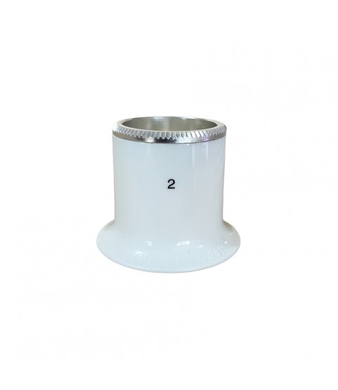 Bergeon 2611-B-4 watchmaker white loupe, magnification 2.5