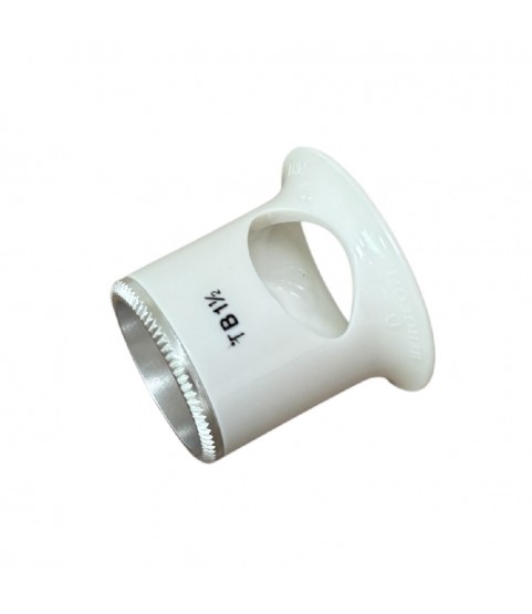 Bergeon 2611-TB-1.5 loupe, white, biconvex, ventilation port, magnification x6.7