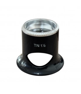 Bergeon 2611-TN 6.7x watchmaker eyeglasses loupe with hole 1.5