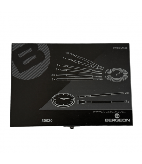 Bergeon 30020 set of hand levers tools in compact box Bergeon 30020 set of hand levers tools in compact box