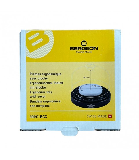 Bergeon 30097-BCC dust cover with organiser for watch parts