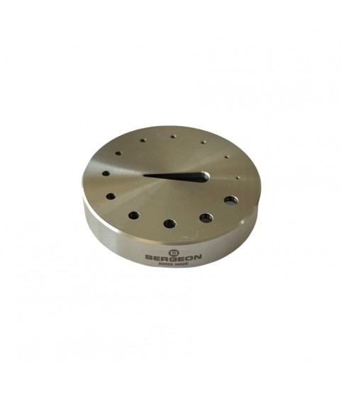Bergeon 30110 nickel tool with holes to adjust balances Ø 35mm