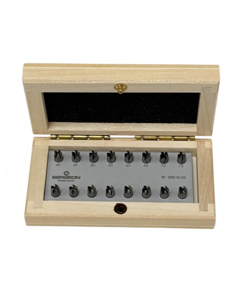Bergeon 30615-03 End-Mills for Chronograph Screw Shoulders Cutters