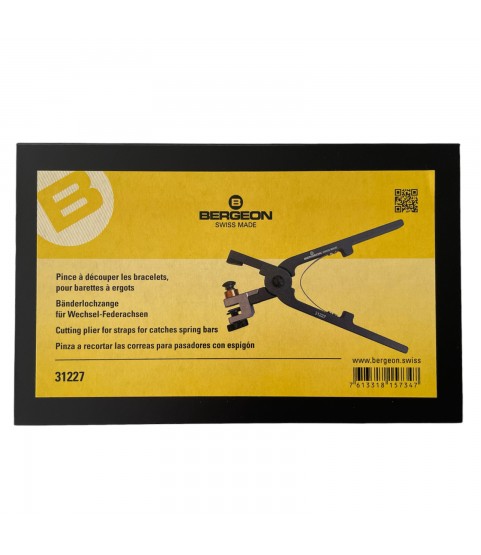Bergeon 31227 watch strap cutting plier