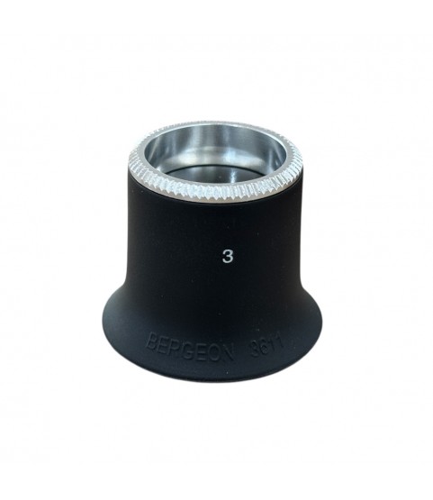 Bergeon 3611-N-3 soft eyeglass watchmaker loupe x3.3