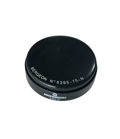 Bergeon 5395-75-N soft gel watch casing cushion 75 mm black