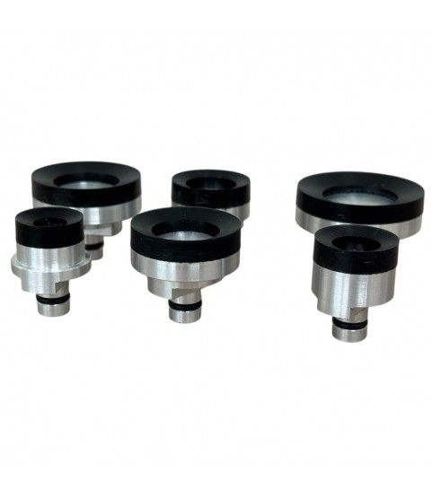 Bergeon 5700-52-6 set of 6 upper suction heads, in soft adipren for Bergeon 5700-Z press