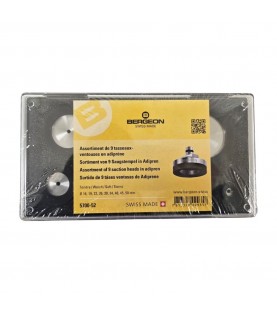Bergeon 5700-52-9 Set of 9 Upper Suction Heads – Soft Adipren for Bergeon 5700-Z Press