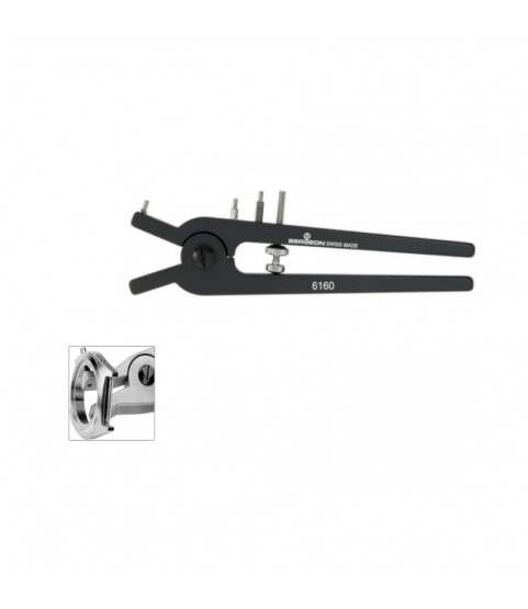 Bergeon 6160 pliers for removing pushers and correctors on chronograph watches