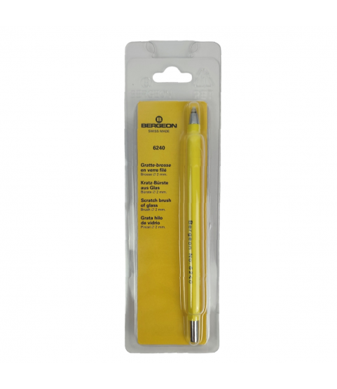 Bergeon 6240 scratch brush fiberglass pencil 2 mm