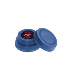 Bergeon 6885-B blue oil cup with red inner glass Bergeon 6885-B blue oil cup with red inner glass