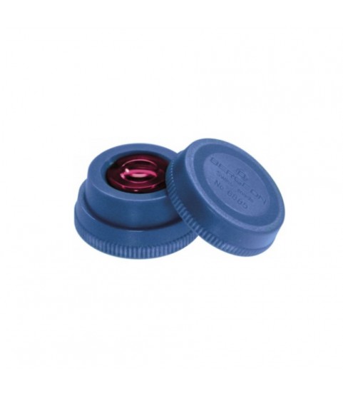 Bergeon 6885-B blue oil cup with red inner glass