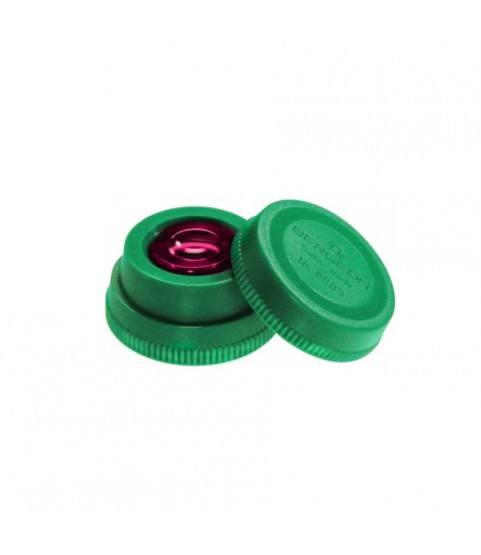 Bergeon 6885-V green oil cup with red inner glass