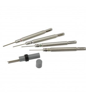 Bergeon 16988-P04 watch band/strap pin punch tool kit 4 piece set in pouch Bergeon 16988-P04 watch band/strap pin punch tool kit 4 piece set in pouch