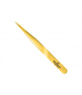 Bergeon 7029-1AM-GF gold flash brass tweezers