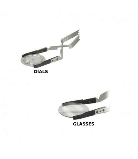 Bergeon 7140 tweezers with carbon fibre tips for dials and glasses 120mm Bergeon 7140 tweezers with carbon fibre tips for dials and glasses 120mm