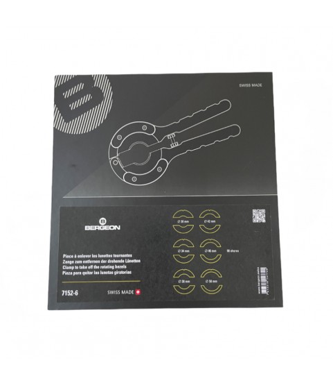 Bergeon 7152-6 watch bezel removing plier for rotating bezels