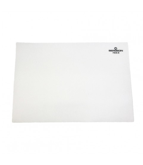 Bergeon 7808-B white mat watchmaker bench top, soft–anti-skid