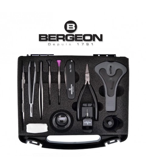 Bergeon 7812 watchmaker service case for the quick service