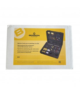 Bergeon 7817 after sales service tool kit box, 43 pieces