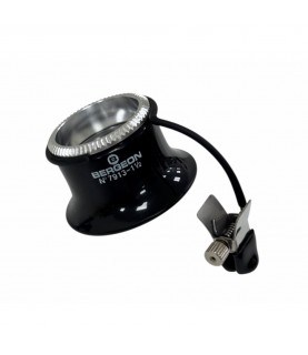 Bergeon 7913-1.5 eyeglass watchmaker loupe with clip 6.7x