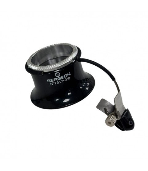 Bergeon 7913-3.5 eyeglass watchmaker loupe with clip 2.8x