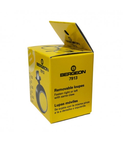 Bergeon 7913-3.5 eyeglass watchmaker loupe with clip 2.8x