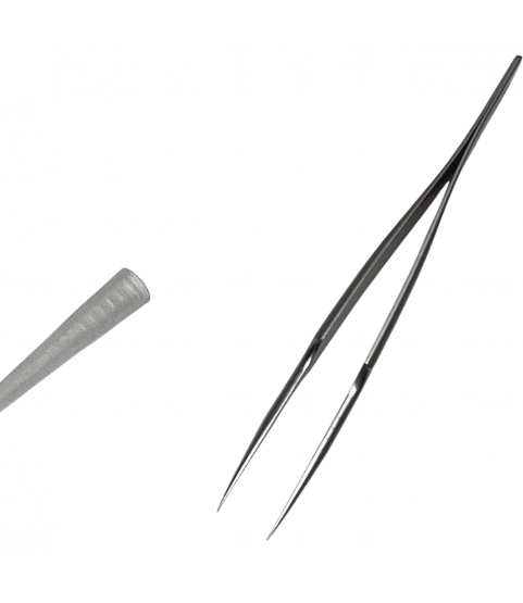 Bergeon 7028-5 Precision Tweezers, Steel, Heat and Acid Resistant, 110 mm