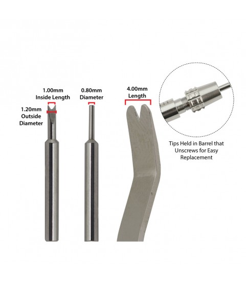 Bergeon 8111 stainless steel spring bar tool for watch straps
