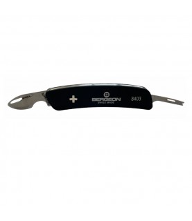 Bergeon 8403 watchmaker knife with spring bar tool for straps