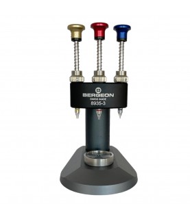 Bergeon 8935-3 watch hand fitting tool with 3 runners