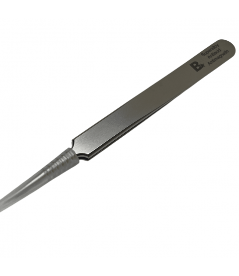 Bergeon 7028-5 Precision Tweezers, Steel, Heat and Acid Resistant, 110 mm