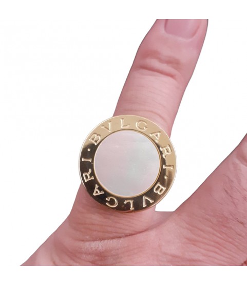Big Blvgari 18k gold ring