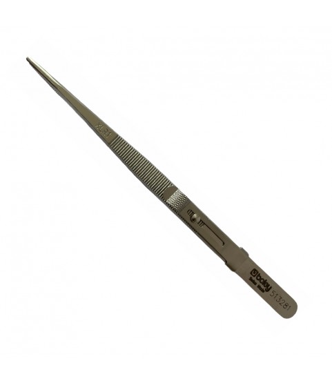 Boley diamond stainless steel tweezers with core, groove and locking system for gemstones