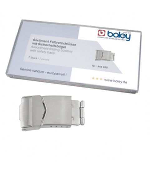 Boley Folding Buckle Set 444998 Safety Clasps Stainless Steel 14–22mm 8 pcs