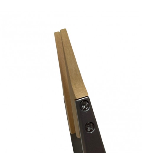 Boley grain tongs with wooden tips tweezer Form F for sensitive components 130 mm Boley grain tongs with wooden tips tweezer Form F for sensitive components 130 mm