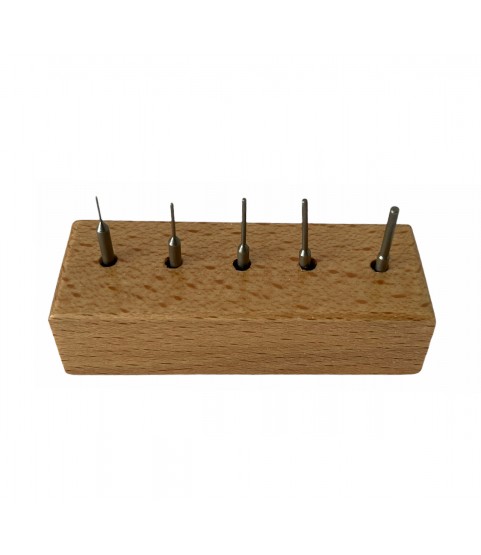 Boley pin driver set for watch bracelets and straps holder with 5 pins