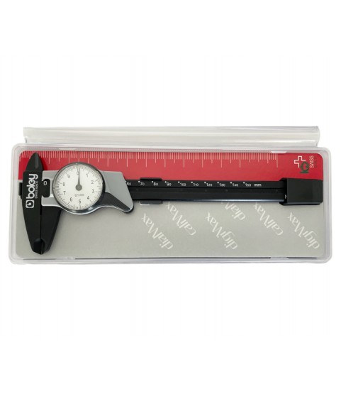 Boley precision plastic calliper gauge with analogue clock 0-150 mm Boley precision plastic calliper gauge with analogue clock 0-150 mm