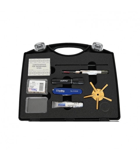 Boley service case with quality tools for clock 15 pcs