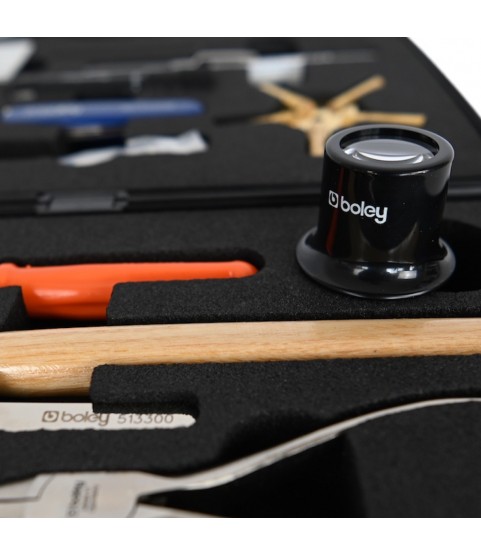 Boley service case with quality tools for clock 15 pcs