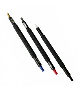 Boley set of 3 hand setting tool colored metal handle and PVC