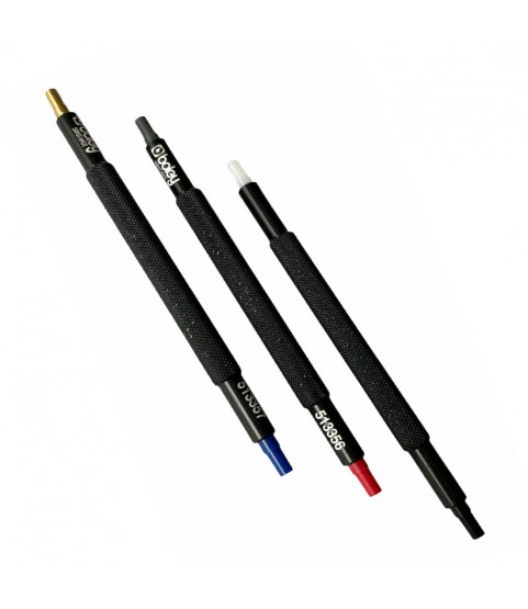 Boley set of 3 hand setting tool colored metal handle and PVC
