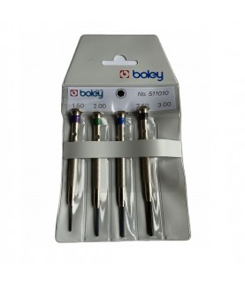 Boley set of 4 screwdrivers with hexagon socket screws