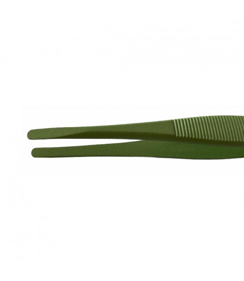 Boley steel coated with Teflon tweezers for button cells 120 mm
