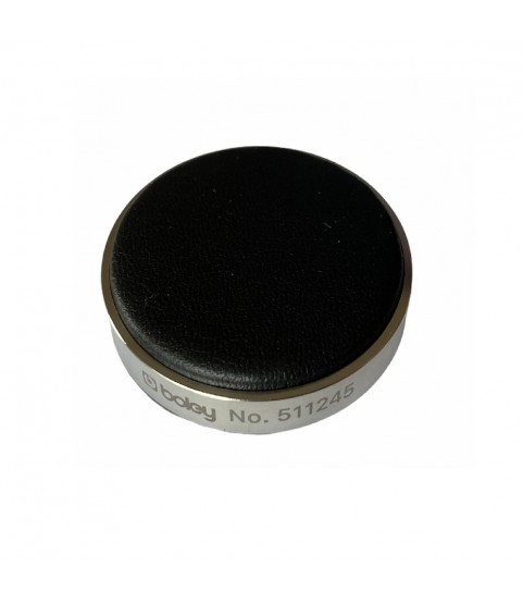 Boley watch black leather casing cushion 53 mm