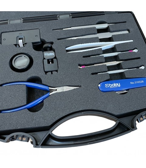 Boley watchmakers toolbox kit for replacing straps and batteries