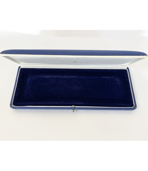 Bucherer blue men's watch box 1960s
