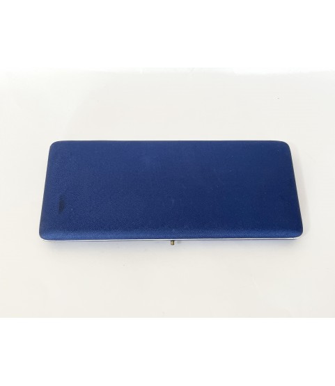 Bucherer blue men's watch box 1960s Bucherer blue men's watch box 1960s