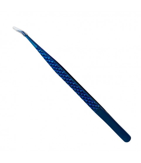 Buzzufy C14 curved long tweezer, non-magnetic for watchmakers and jewellers, 140mm