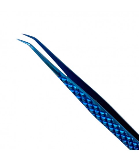 Buzzufy C14 curved long tweezer, non-magnetic for watchmakers and jewellers, 140mm
